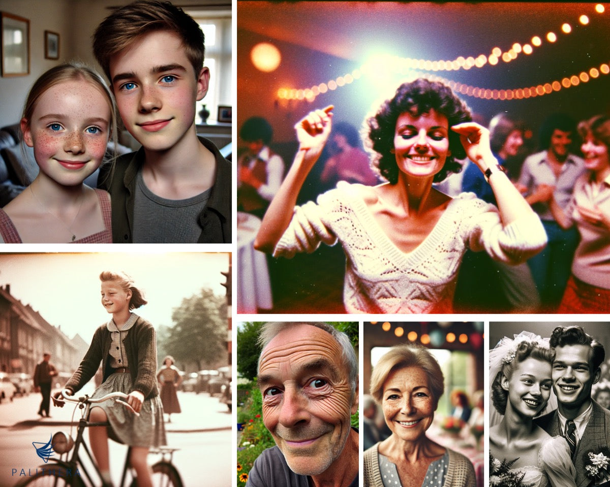 Sprechbild Fotowand bei Demenz